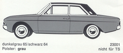 Dunkelgrau 65 / Schwarz 64