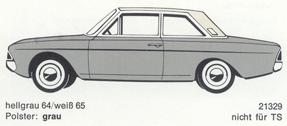 Hellgrau 64 / Weiss 65